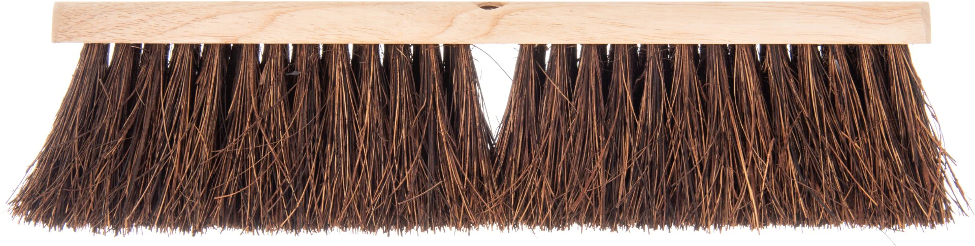 Carlisle 3621911800 Flo-Pac Palmyra Push Broom / Floor Sweep Brush Head with Wood Block 18" - Image 4