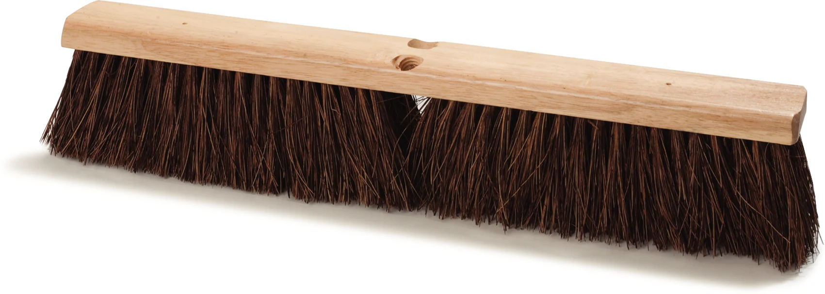 Carlisle 3621911800 Flo-Pac Palmyra Push Broom / Floor Sweep Brush Head with Wood Block 18" - Image 5