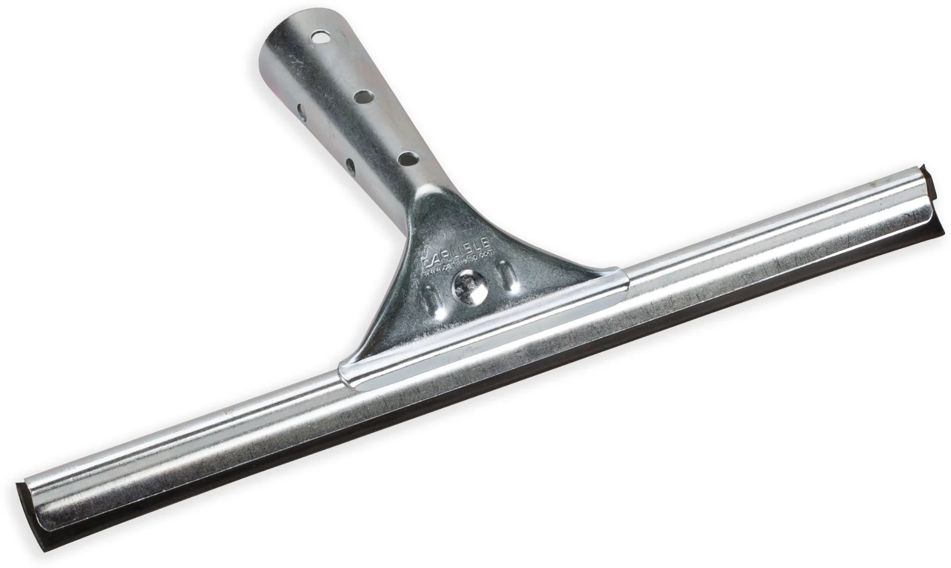 Carlisle 4007000 Flo-Pac Hand Held Window Squeegee with 12 " Black Rubber Blade and Stainless Steel Handle - Image 9