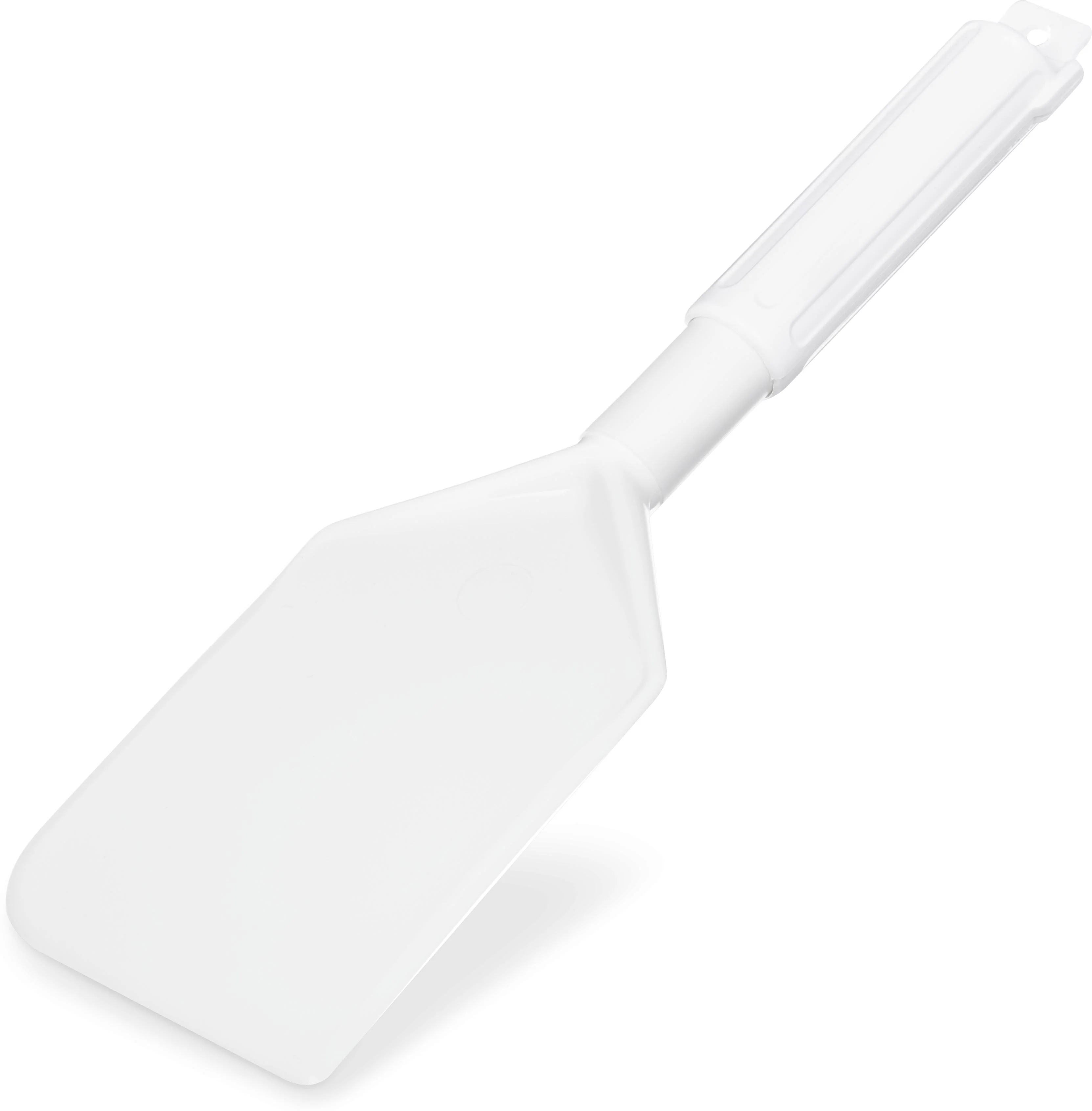Carlisle 4035002 Sparta Nylon Spatula / Scraping Paddle with White Plastic Handle 13-1/2"OAL