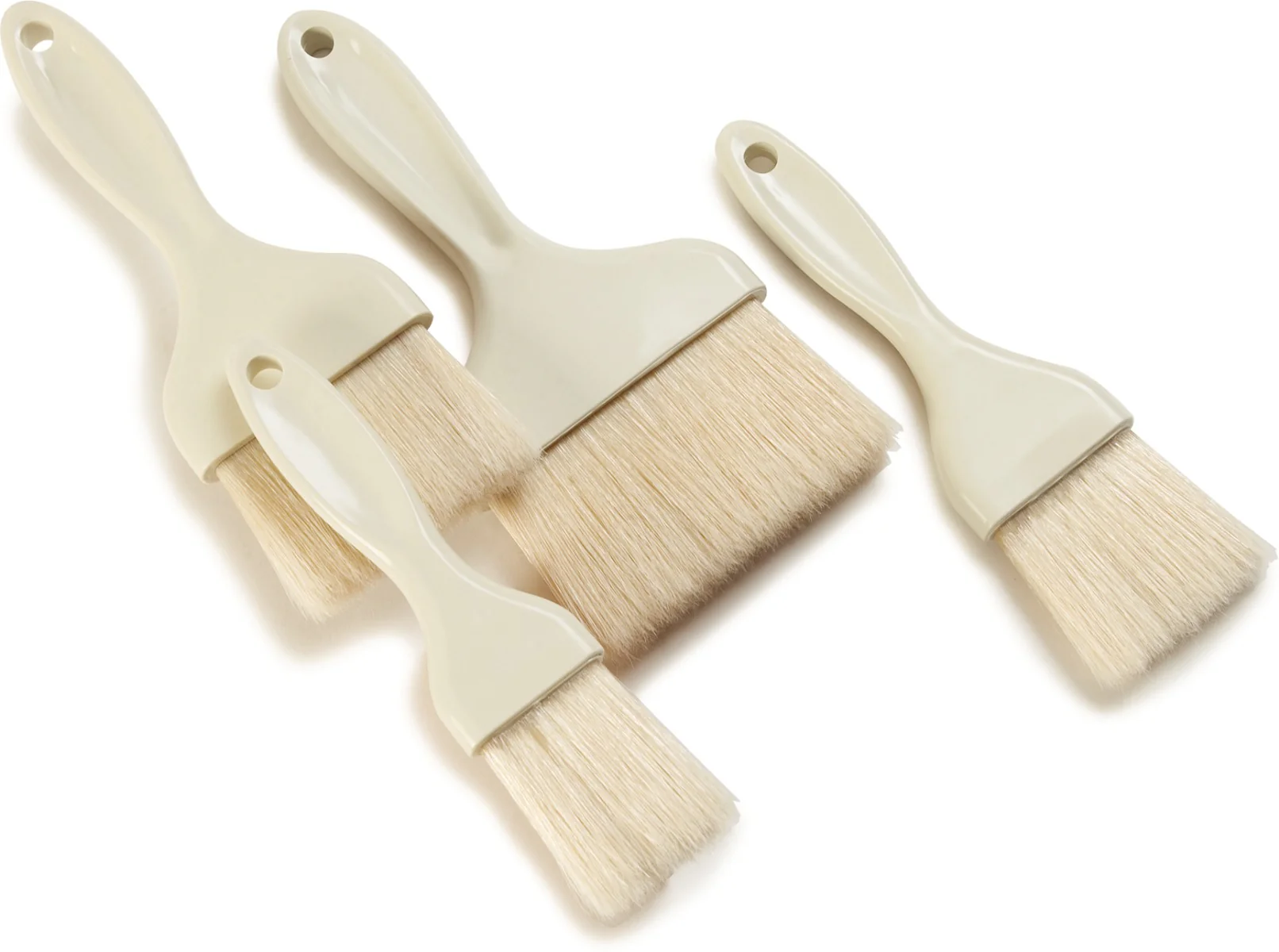 Carlisle 4039302 Sparta Galaxy Flat Pastry Brush with 4"W Nylon Bristles & Plastic Handle - White - Image 4