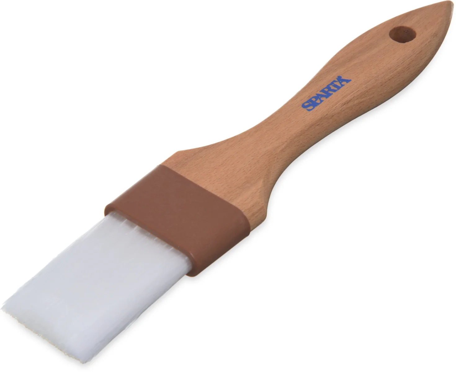 Carlisle 4039600 Sparta Chef Series Pastry Brush with White Nylon Bristles and Hardwood Handle 1-1/2" - Image 5