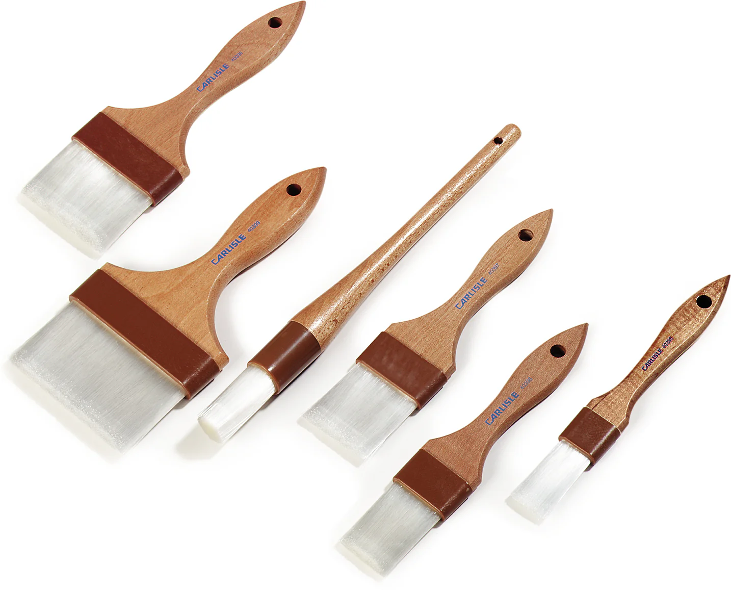Carlisle 4039700 Sparta Chef Series Flat Pastry Brush with 2"W Nylon Bristles & Wood Handle - Image 4