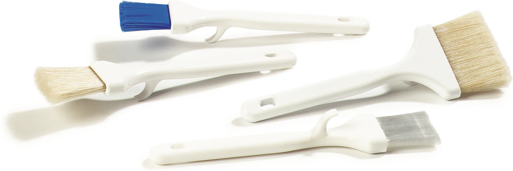 Carlisle 4040102 Sparta Meteor Pastry/Basting Brush with White Nylon and White Plastic Handle 2" - Image 3