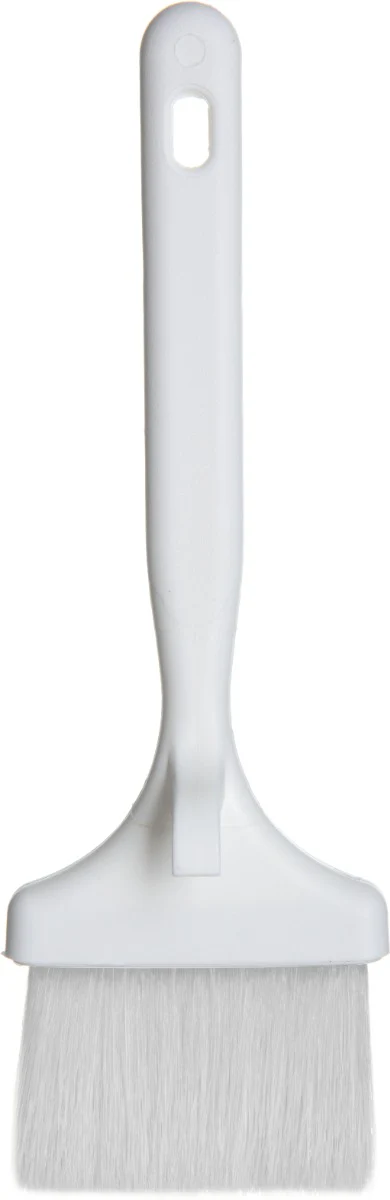 Carlisle 4040202 Carlisle Pastry Brush 3" Soft Bristles w/WhiteHandle - Image 2