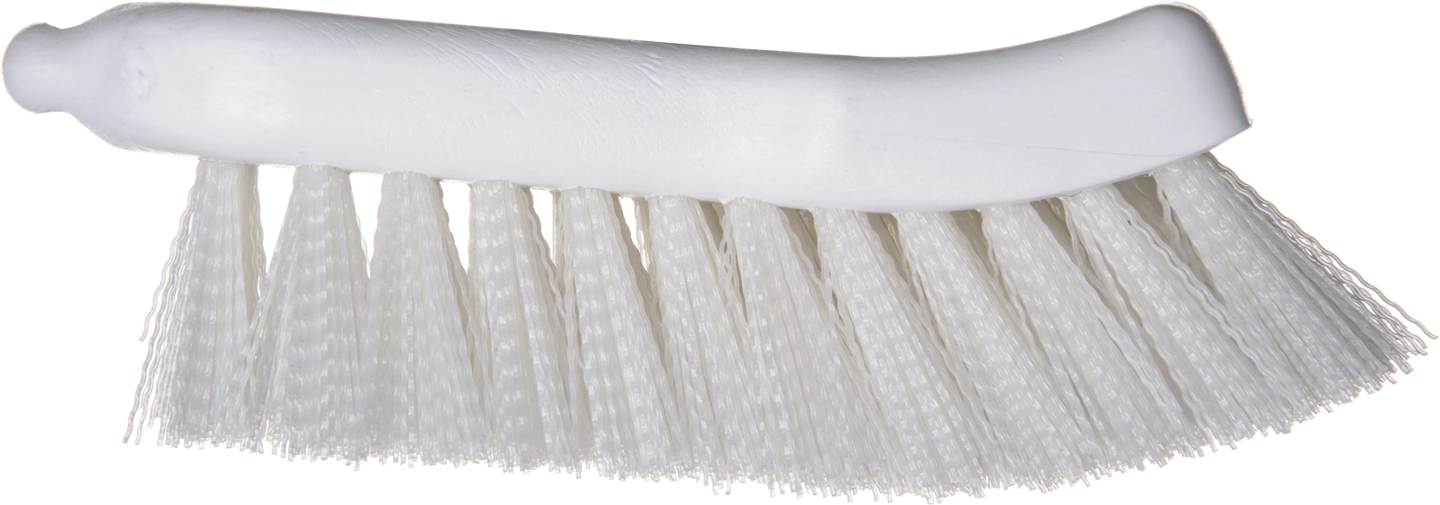 Carlisle 40521EC02 Sparta Color Coded Cutting Board / Hand Scrub Brush with Polyester Bristles and Plastic Block 6" - White - Image 4