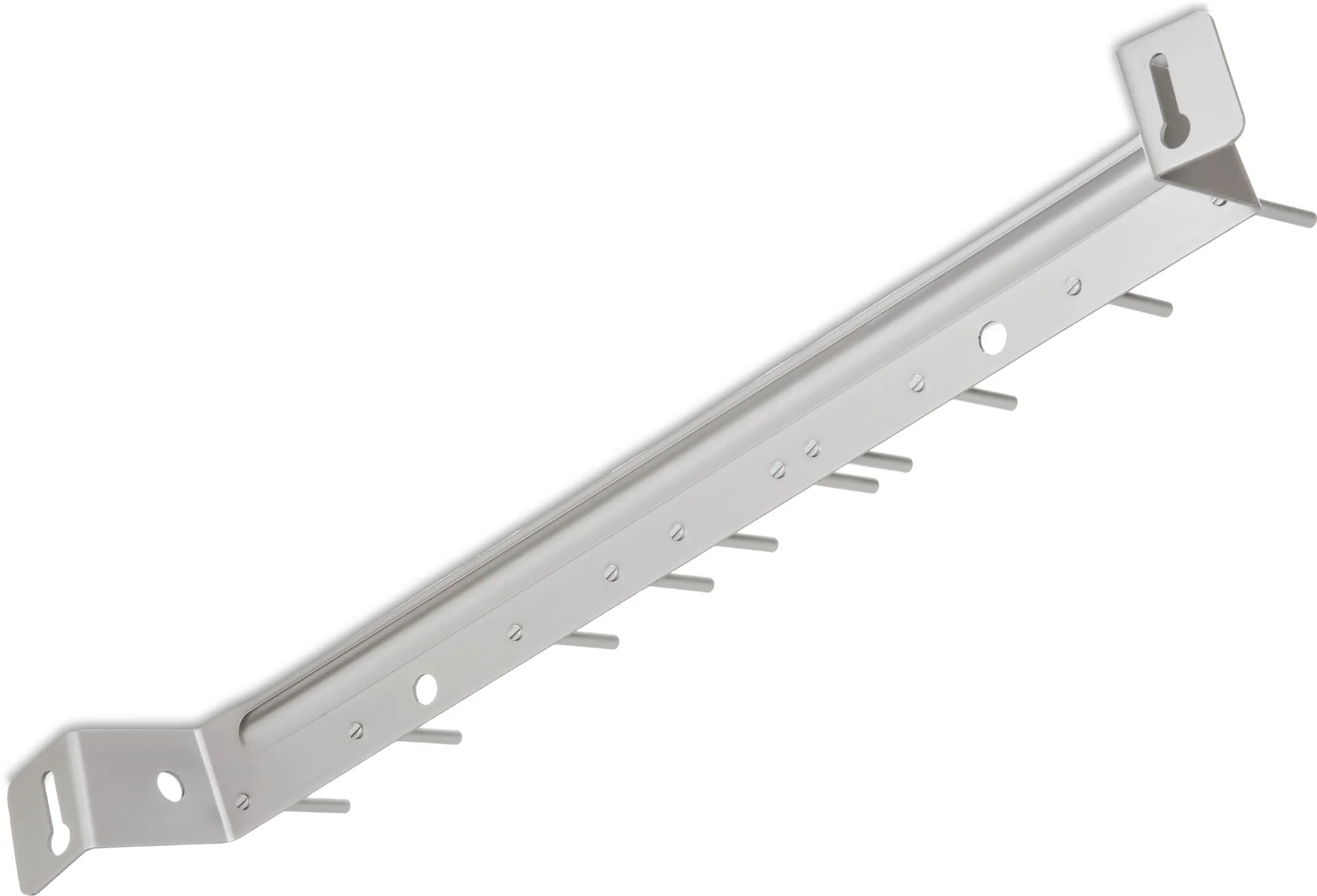 Carlisle 4073500 Sparta Spectrum Aluminum Broom & Brush Rack 17" - Image 2