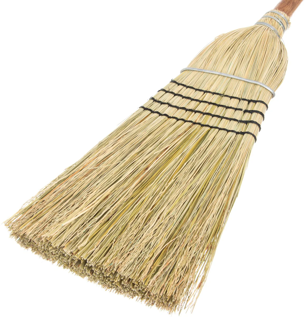 Carlisle 4135467 Heavy Duty 5-Stitch (#30) Warehouse Corn Broom 56" - Natural - Image 11