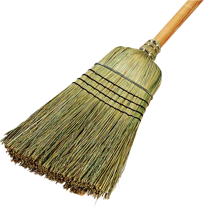 Carlisle 4135467 Heavy Duty 5-Stitch (#30) Warehouse Corn Broom 56" - Natural - Image 5