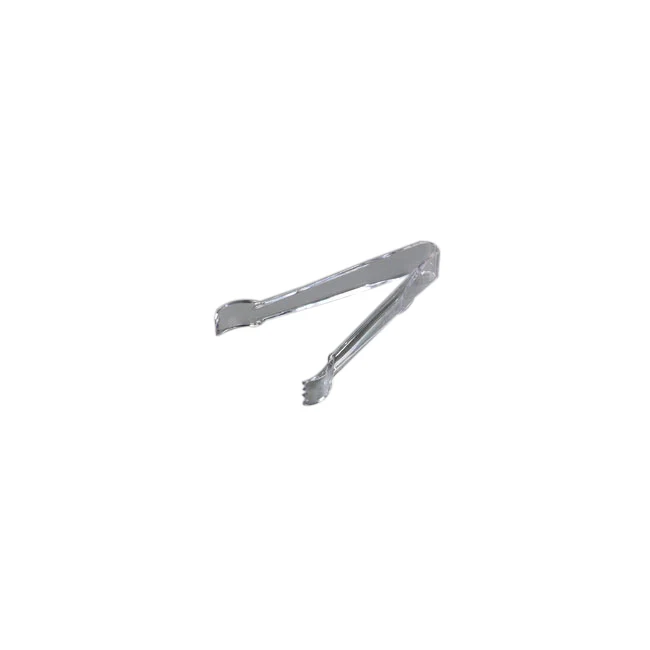 Carlisle 420607 Carly 1-Piece Plastic Pom Tongs 6" - Clear - Image 2