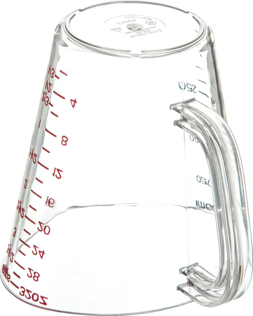 Carlisle 4314307 Carlisle Measuring Cup 32 oz, Clear Plastic - Image 5