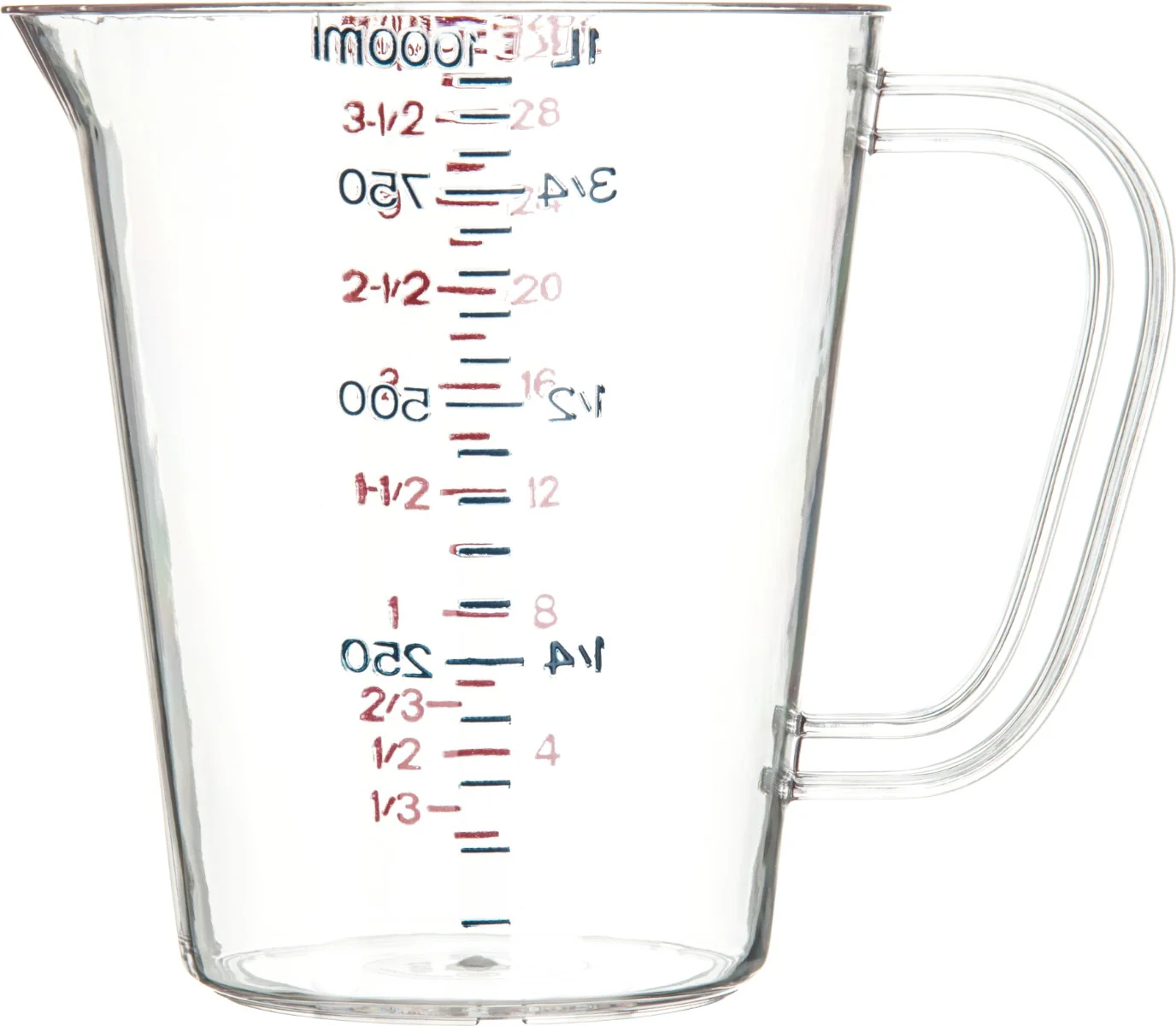 Carlisle 4314307 Carlisle Measuring Cup 32 oz, Clear Plastic - Image 6