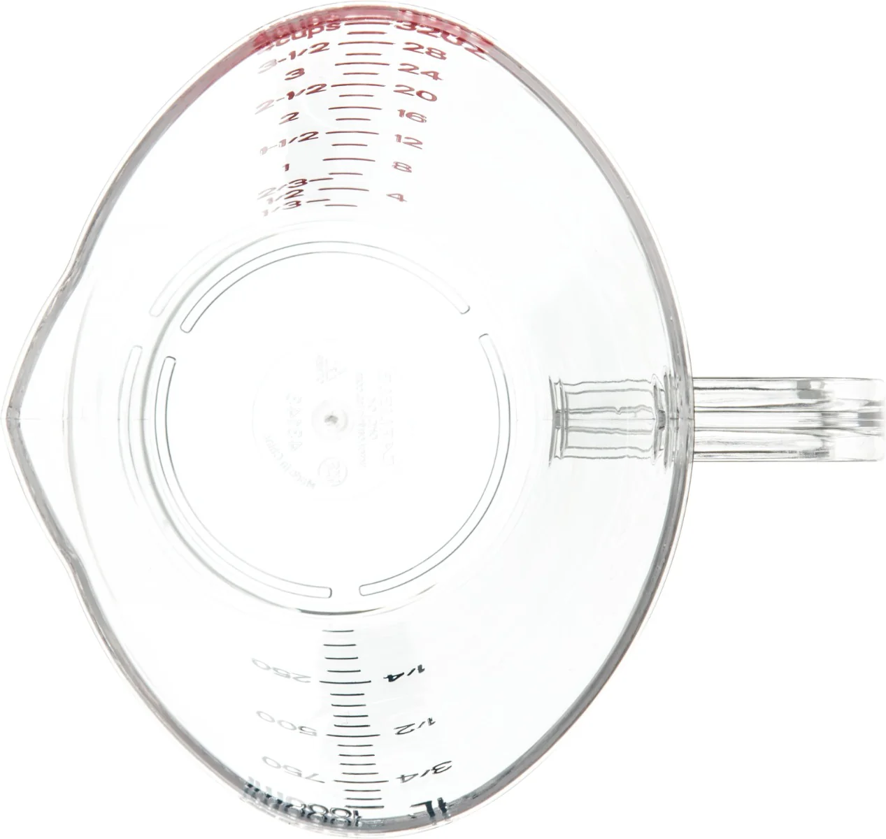 Carlisle 4314307 Carlisle Measuring Cup 32 oz, Clear Plastic - Image 7