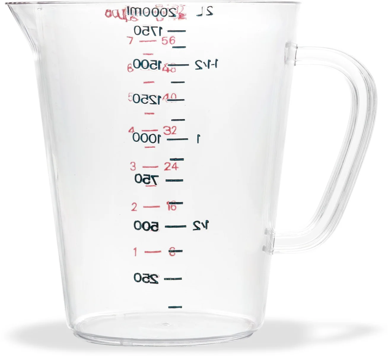 Carlisle 4314407 Carlisle Measuring Cup 64 oz, Clear Plastic - Image 10
