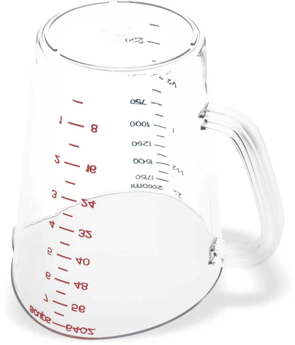 Carlisle 4314407 Carlisle Measuring Cup 64 oz, Clear Plastic - Image 11