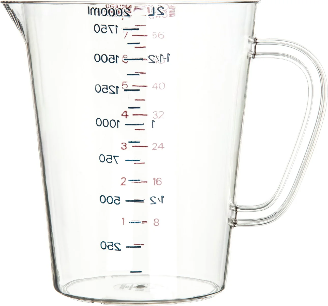 Carlisle 4314407 Carlisle Measuring Cup 64 oz, Clear Plastic - Image 7