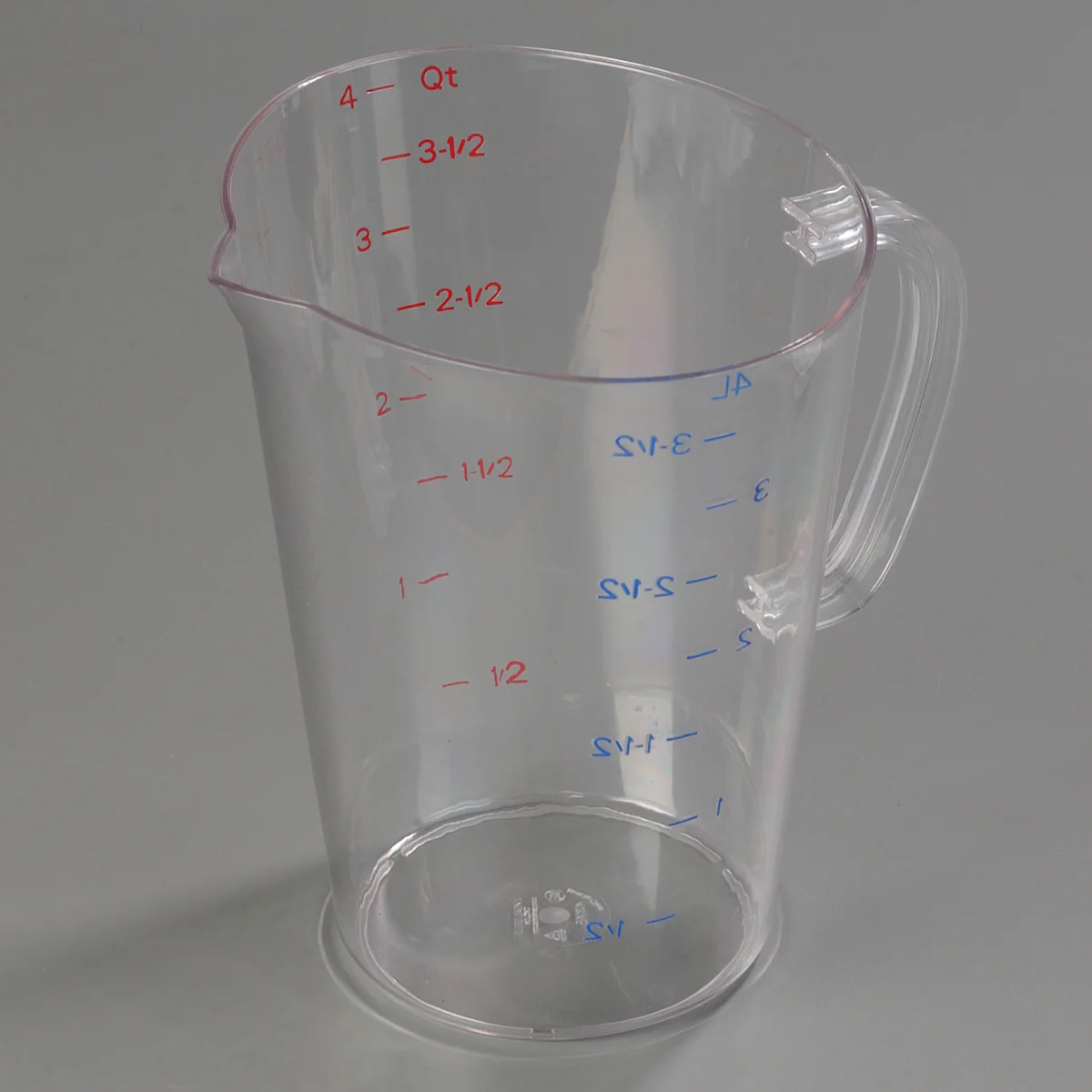 Carlisle 4314507 Carlisle Measuring Cup 128 oz, Clear Plastic