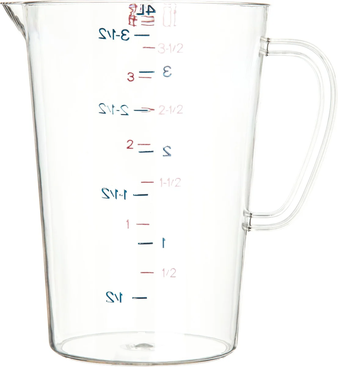 Carlisle 4314507 Carlisle Measuring Cup 128 oz, Clear Plastic - Image 2
