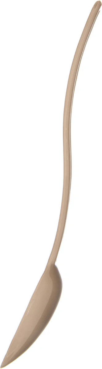 Carlisle 446006 One-Piece Plastic Solid Salad/Buffet Serving Spoon with Notched handle 9" - 1/2 oz. - Beige - Image 7