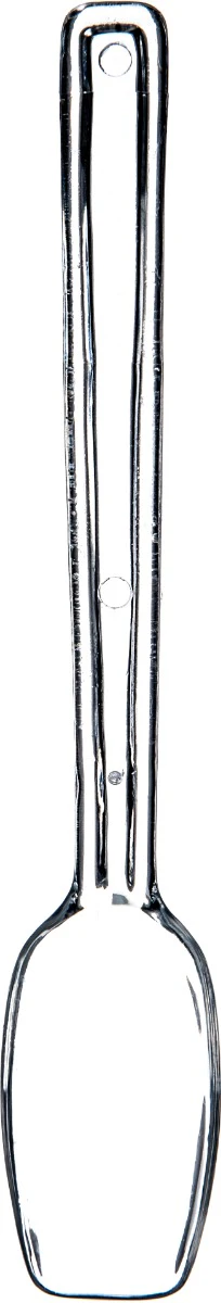 Carlisle 446007 One-Piece Plastic Solid Salad/Buffet Serving Spoon with Notched handle 9" - 1/2 oz. - Clear - Image 12