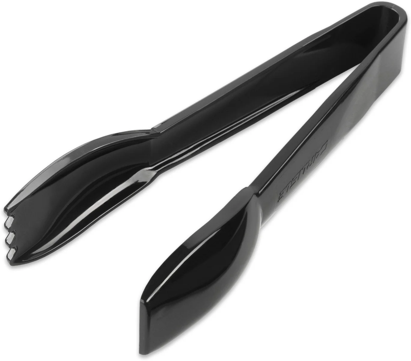 Carlisle 460603 Carly 1-Piece Plastic Salad Tongs 6" - Black - Image 14