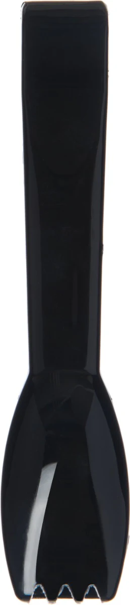 Carlisle 460603 Carly 1-Piece Plastic Salad Tongs 6" - Black - Image 8