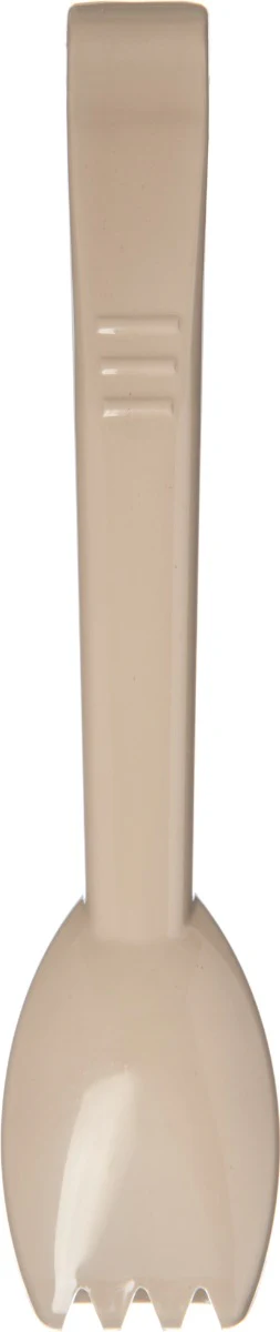 Carlisle 460906 Carly 1-Piece Plastic Salad Tongs 9" - Beige - Image 7