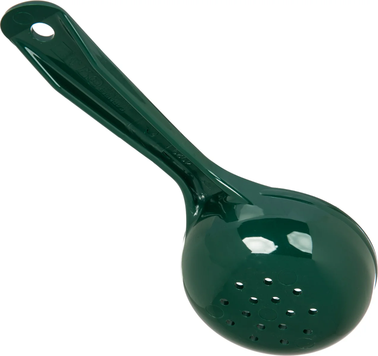 Carlisle 492908 Perforated Portion Spoon 4 oz. Plastic Green Handle , 12ea/cs - Image 6