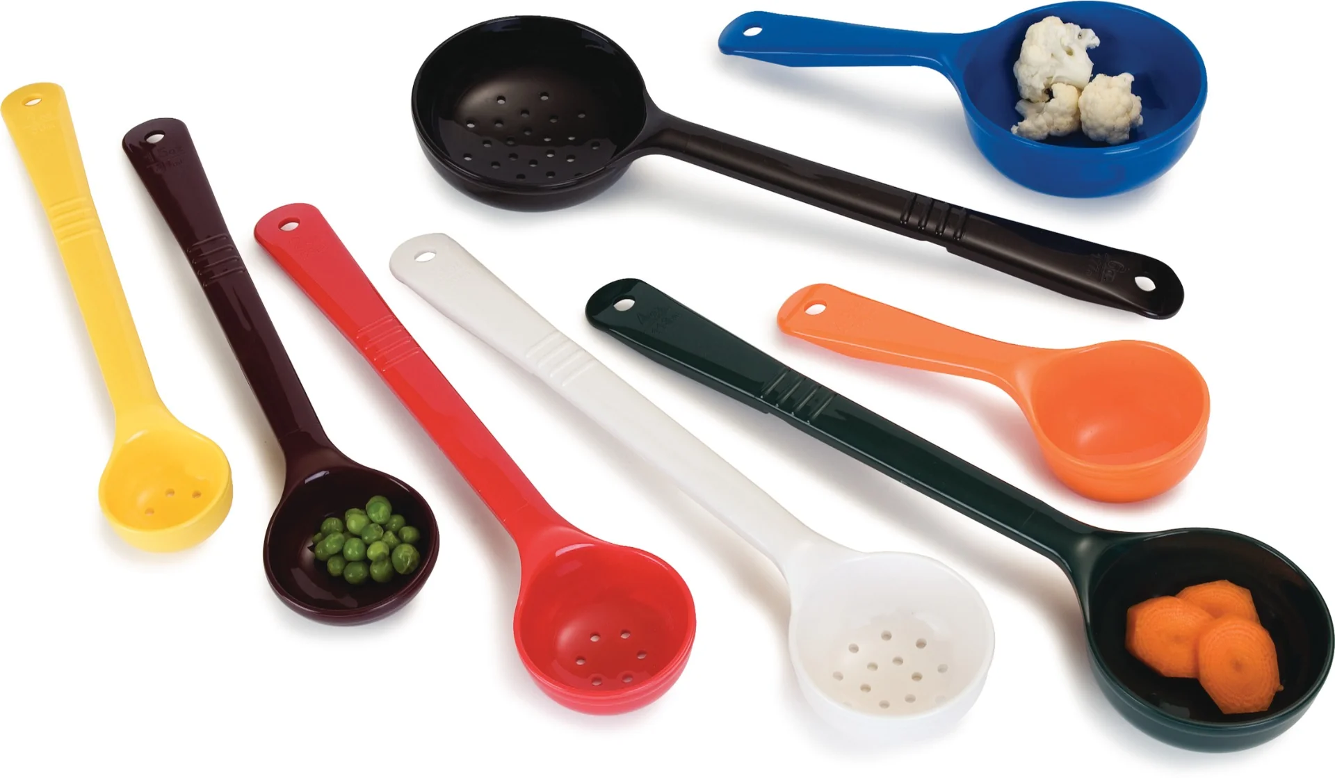 Carlisle 493114 Solid Portion Spoon 8 oz. - Image 2