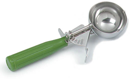 Carlisle 60300-12 Carlisle Disher #12 Green Handle 3-1/4 oz Bowl-Green12ea/cs - Image 2