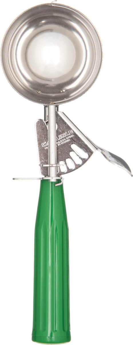 Carlisle 60300-12 Carlisle Disher #12 Green Handle 3-1/4 oz Bowl-Green12ea/cs - Image 9
