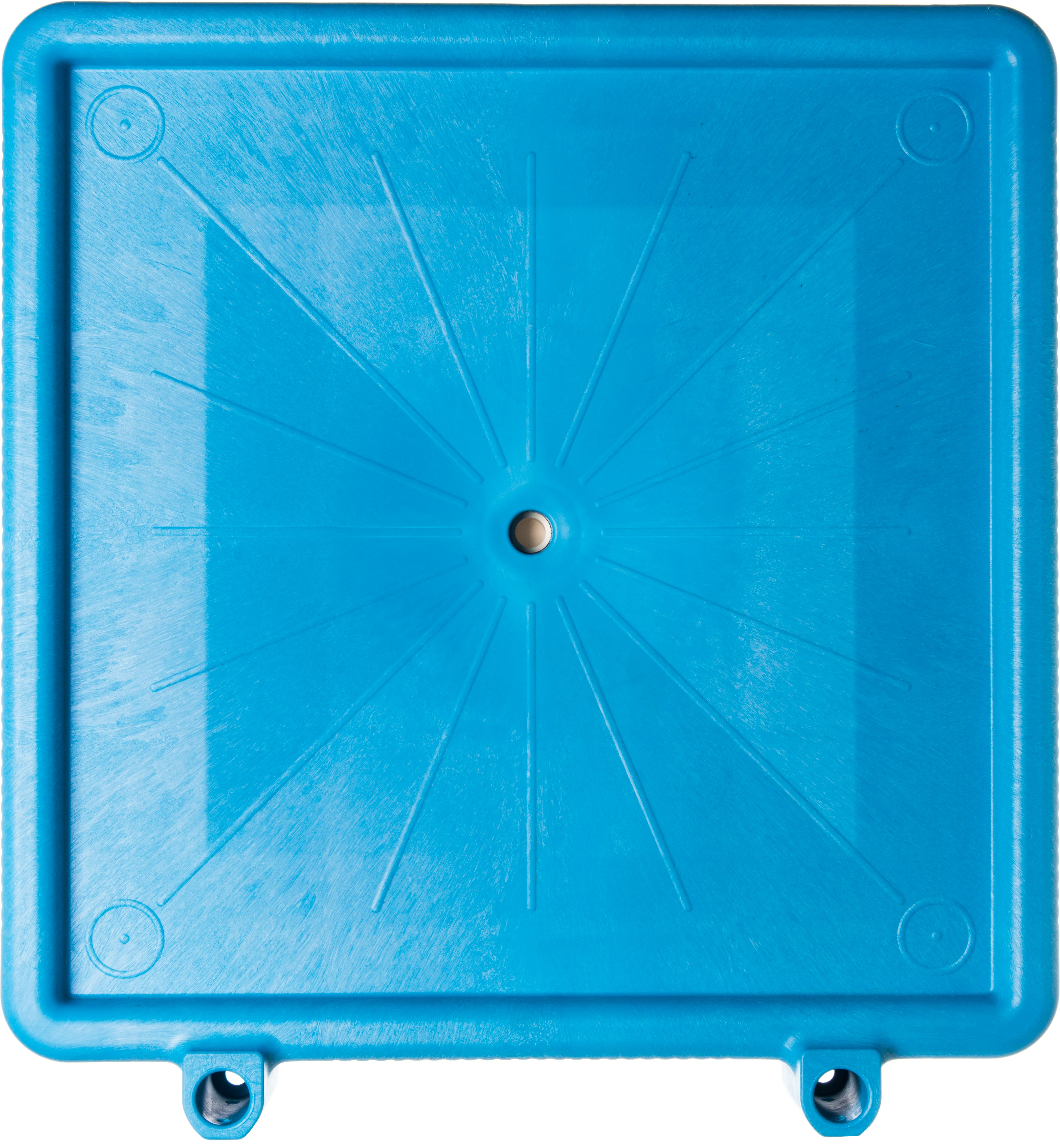 Carlisle C223614 Plastic Glass Rack Dolly without Handles - Blue - 350 lb/cap - Image 6