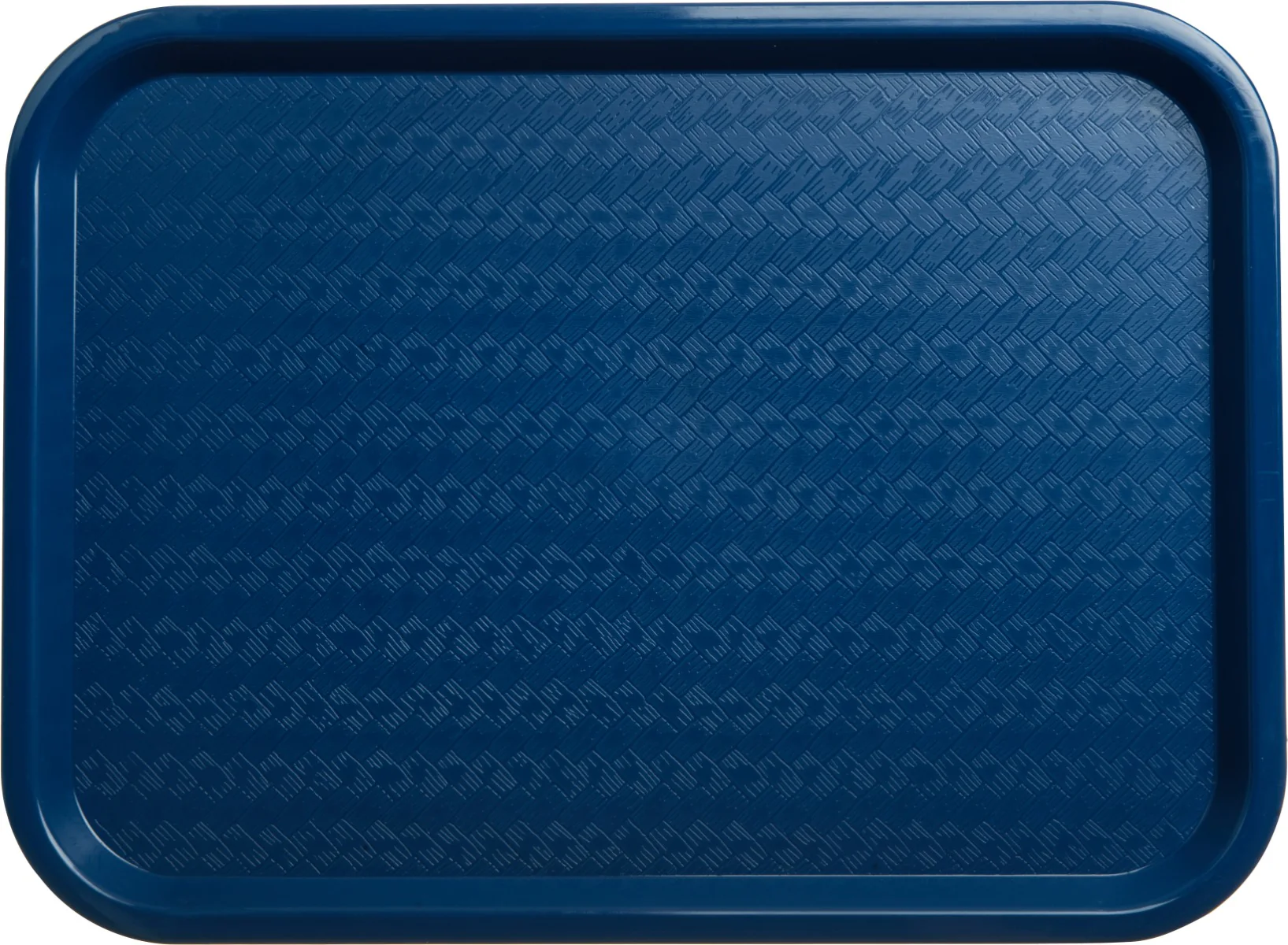 Carlisle CT121614 Cafe Polypropylene Fast Food Cafeteria Tray 12" x 16" - Blue - Image 2