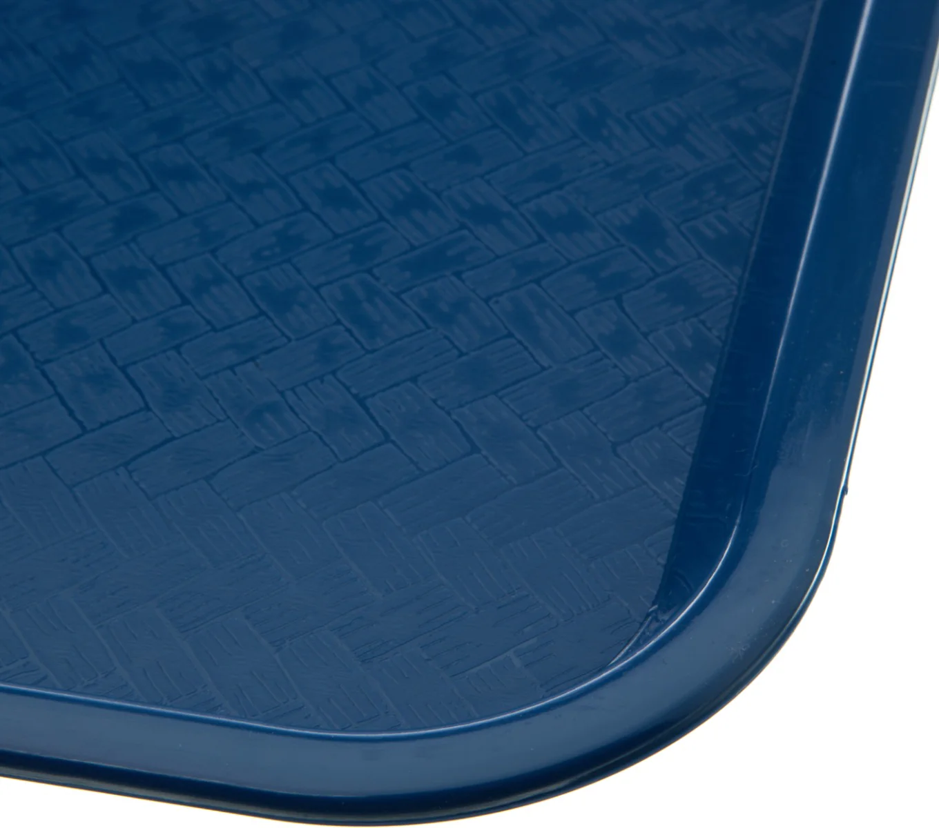 Carlisle CT121614 Cafe Polypropylene Fast Food Cafeteria Tray 12" x 16" - Blue - Image 4