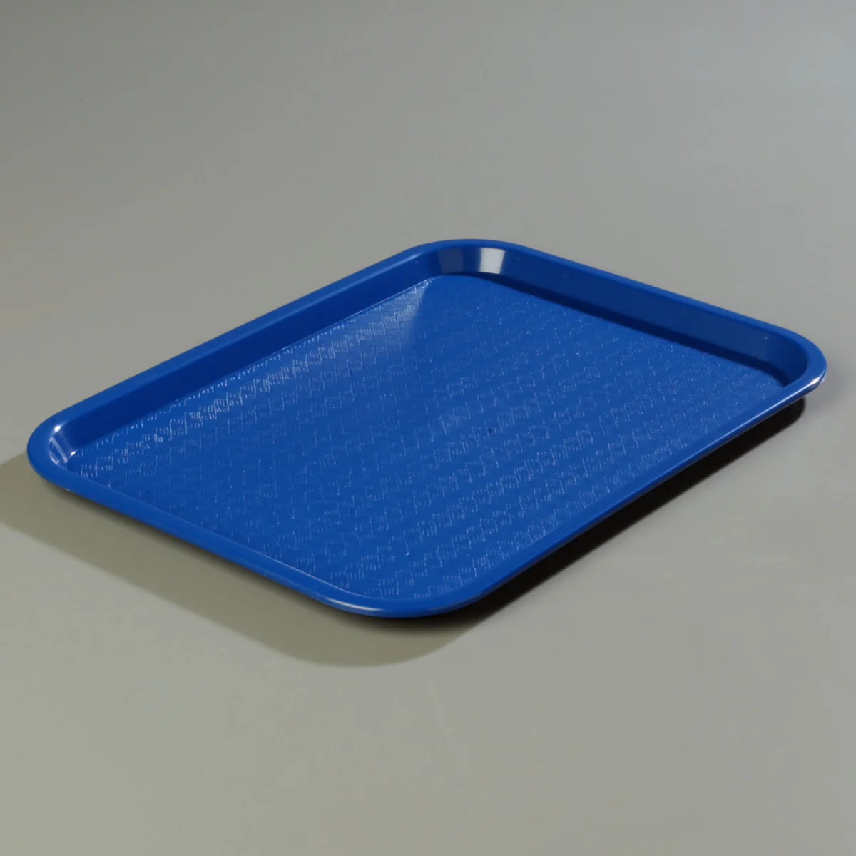 Carlisle CT121614 Cafe Polypropylene Fast Food Cafeteria Tray 12" x 16" - Blue - Image 5