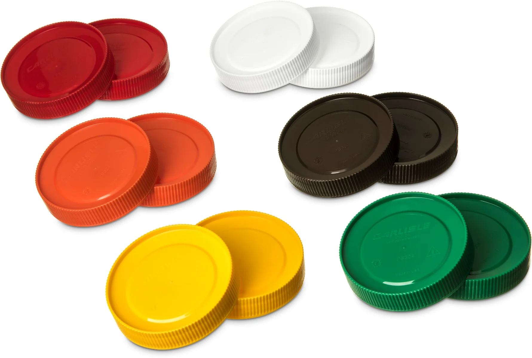 Carlisle PS304AT00 Store 'N Pour Polyethylene Quart Container Cap - Assorted Color - Image 4