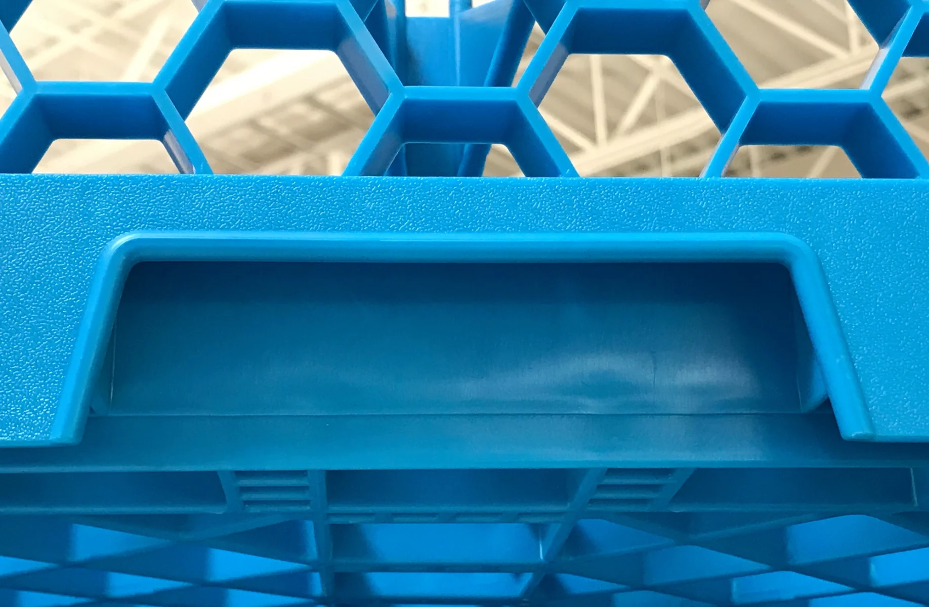Carlisle RG25-214 OptiClean 25-Compartment Dishwasher Glass Rack with (2) Extenders - Blue - Image 12