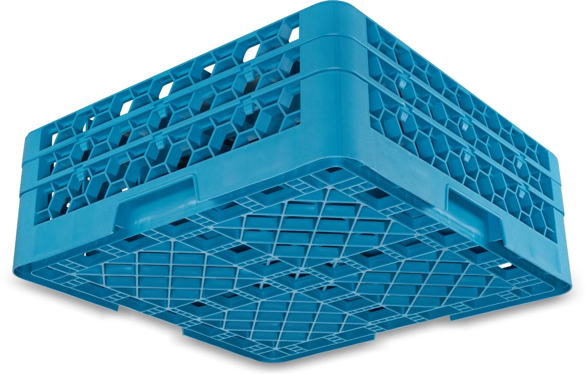 Carlisle RG25-214 OptiClean 25-Compartment Dishwasher Glass Rack with (2) Extenders - Blue - Image 14