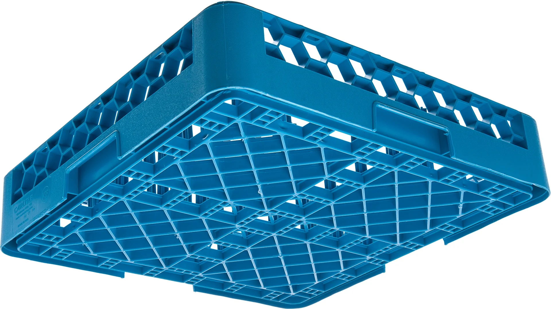 Carlisle RP14 OptiClean 1-Compartment All-Purpose Full Size Plate/Tray Peg Rack with 2-1/2" Pegs - Blue - Image 8