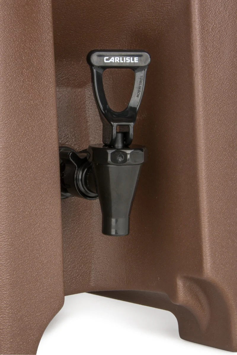 Carlisle XT500001 Cateraide Beverage Dispenser 5 Gal. Brown - Image 4