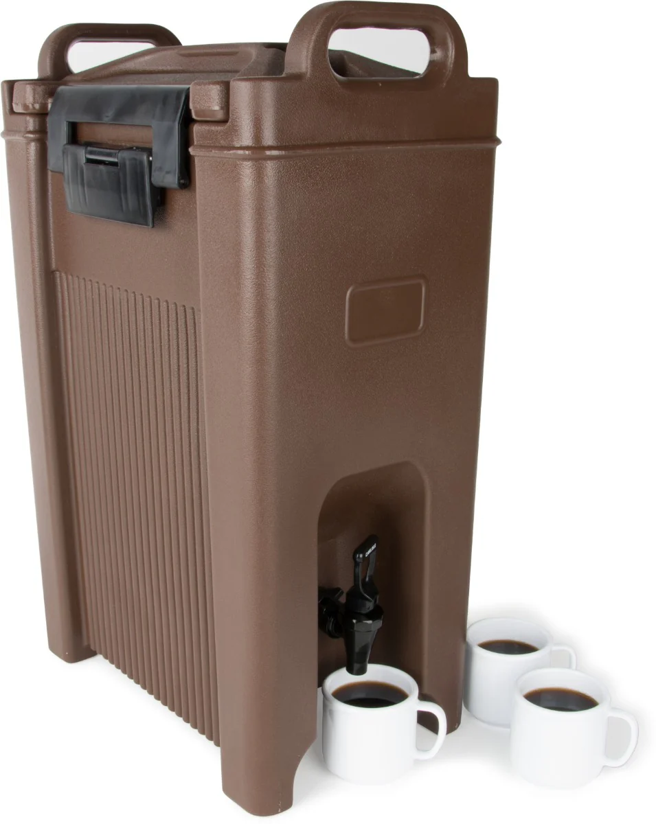 Carlisle XT500001 Cateraide Beverage Dispenser 5 Gal. Brown - Image 9
