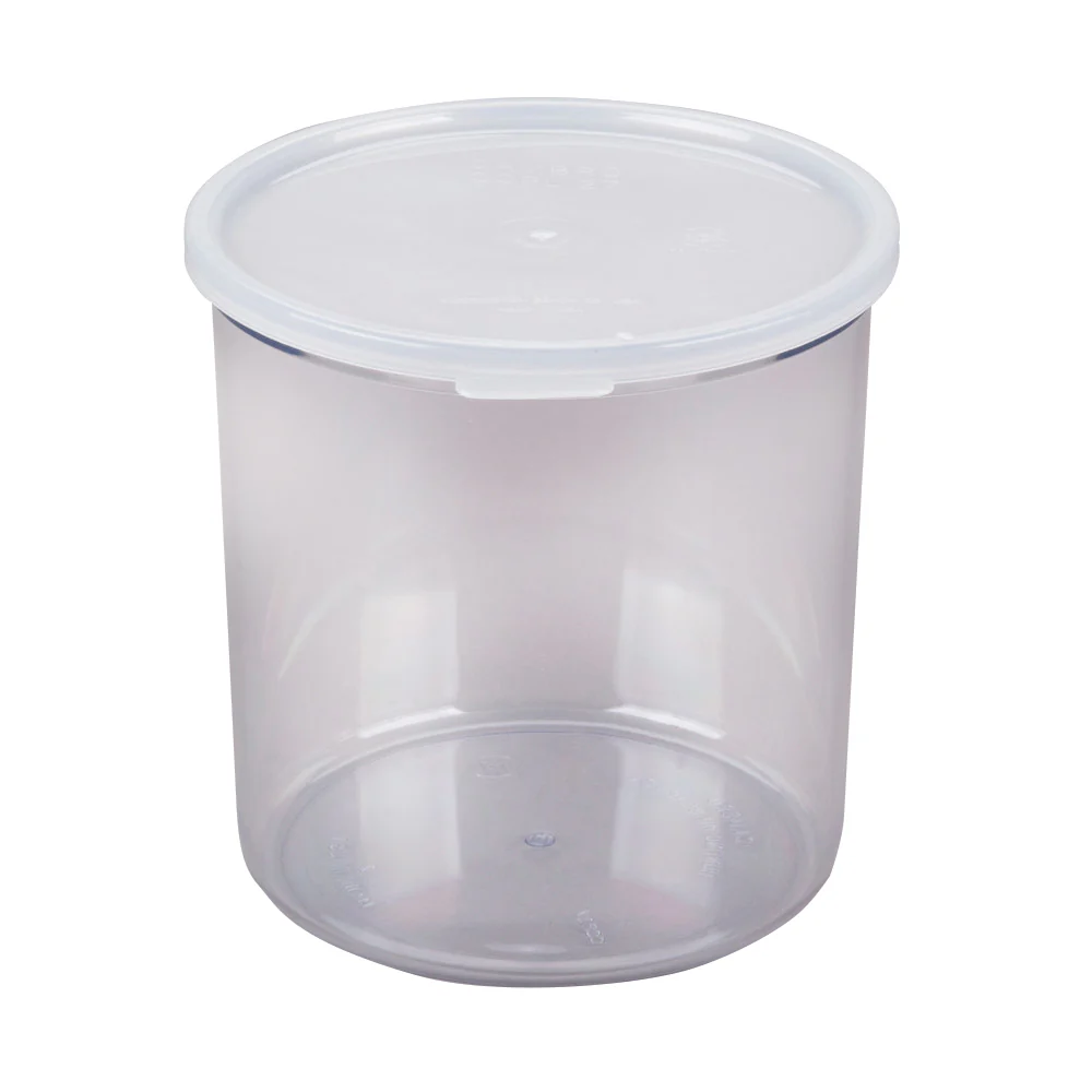 Cambro CCP27152 Plastic Round Crock w/ Lid 2.7 Qt. - Clear