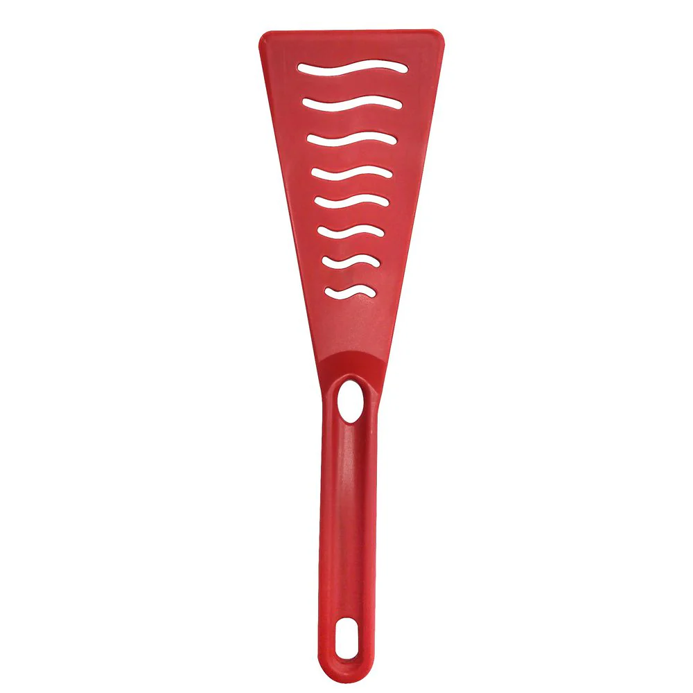 Chef Master 90211 Glass Nylon High Heat Turner 13" x 3-3/4" - Red - Image 2