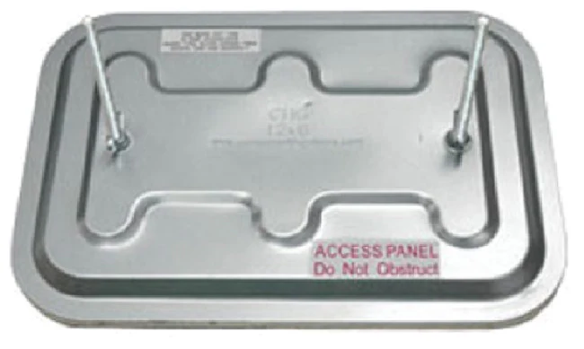 Component Hardware ACC-12X8 Hi-Temp Cleanout Grease Duct Access Door 12" x 8"
