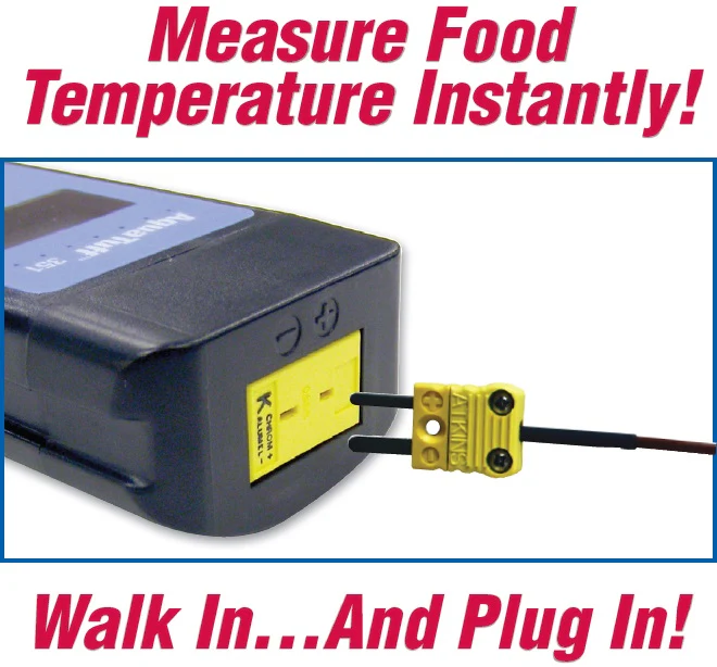 Cooper-Atkins 52048-K Thermocouple Type-K Solid Simulator Probe Thermometer with 6" Cable - (-40 to 180 Degrees F) - Image 2