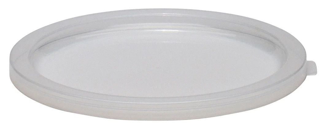Cambro RFSC2148 Round Food Storage Container Cover - fits 2 & 4 qt. - Natural White