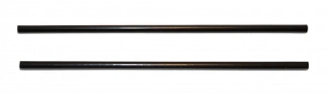 CrystalWare 5BSS101000 Sip n' Joy Unwrapped Black Plastic Coffee Stirrer / Sip Straw 5" - 1000/Box