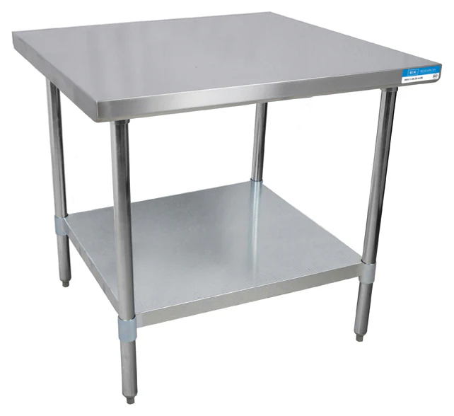 Culitek WT-3030-E Stainless Steel Work Table 30" x 30" with Undershelf