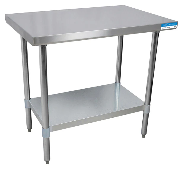 Culitek WT-3036-E Stainless Steel Work Table 36" x 30" with Undershelf