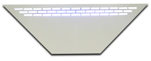 Curtron BL100-W Pest-Pro Series 100 White Wall Sconce Flying Insect Trap with Glue Board and UV Light